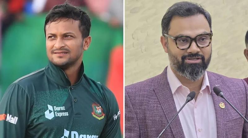 সাকিবের দেশে ফেরা এবং জাতীয় দলে খেলার সম্ভাবনা উড়িয়ে দিলেন ক্রীড়া প্রতিমন্ত্রী