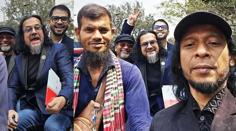 একুশে পদক নিয়ে রিকশায় ফিরলেন ওয়ারফেজ সদস্যরা