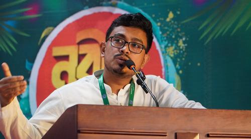 ঢাবি ক্যাম্পাসে চাঁদাবাজ ও মাদককারবারিদের বিরুদ্ধে প্রতিরোধের ডাক ভিপি সাদিক কায়েমের
