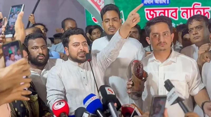 এই বোমা বিস্ফোরণ প্রশাসনের সহায়তায় হয়েছে : নাহিদ ইসলাম
