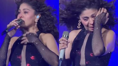 মঞ্চে গান গাইতে গিয়েই কান্নায় ভেঙে পড়লেন সুনিধি চৌহান!