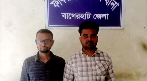 বাগেরহাটে ট্রাকসহ মালপত্র ডাকাতির ঘটনায় এনসিপির ২ নেতা গ্রেপ্তার