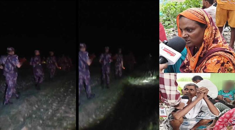 বিএসএফের পুশব্যাকচেষ্টা, গভীর রাতেও সাতক্ষীরা সীমান্তে সতর্ক বিজিবি