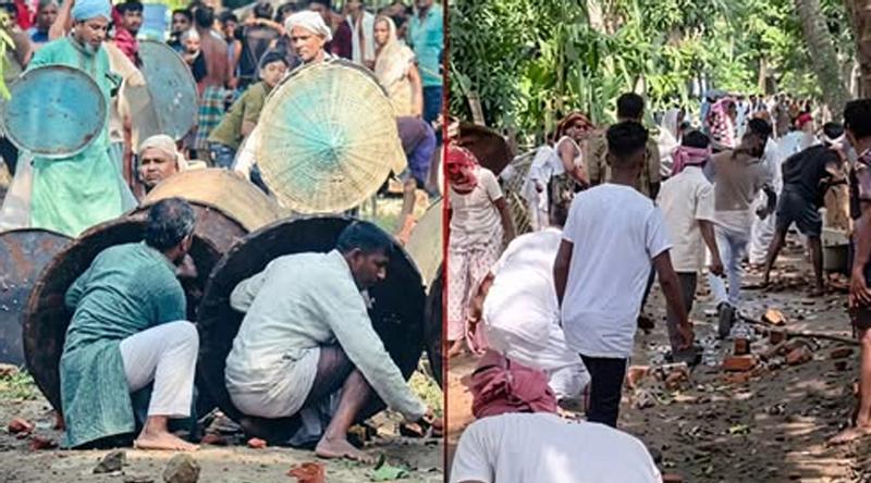 ফরিদপুরে কোরবানির মাংস বণ্টন ও সংরক্ষণকে কেন্দ্র করে সংঘর্ষ, আহত ৩০