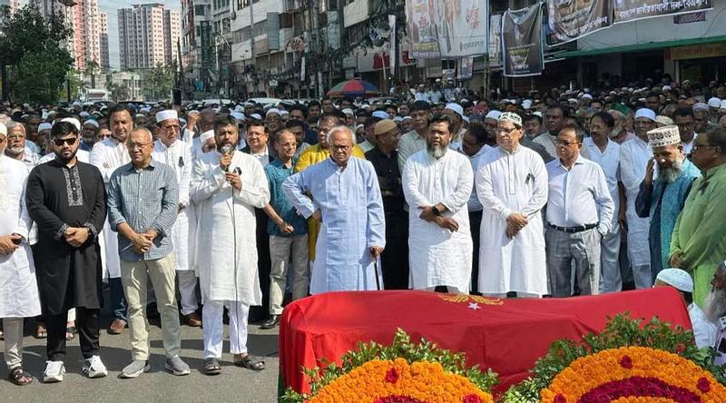 নয়াপল্টনে সালাহউদ্দিন আহমেদের দ্বিতীয় জানাজা সম্পন্ন