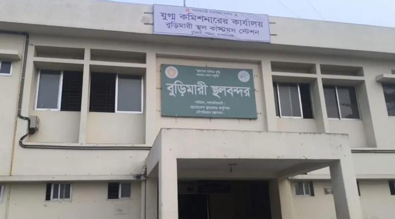 দুর্গাপূজায় বুড়িমারী স্থলবন্দর টানা ৮ দিন বন্ধ