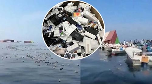 হরমুজ প্রণালিতে ভাসছে আইফোন ও দামি পারফিউম!