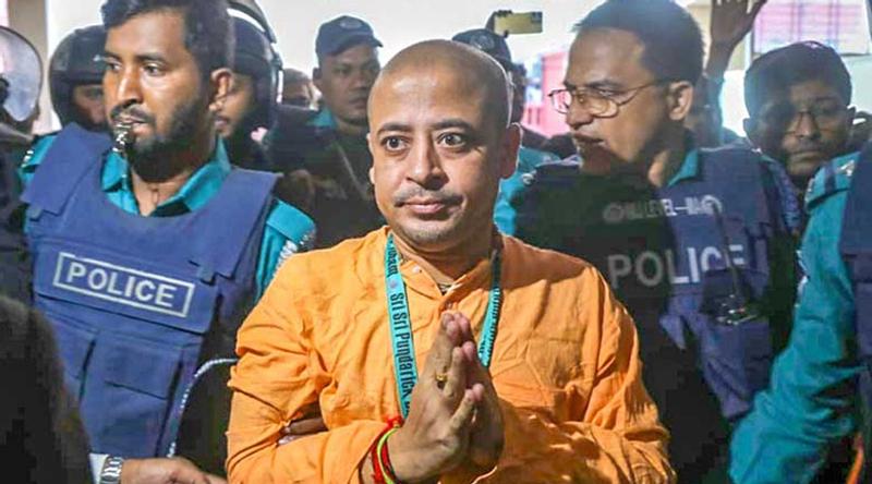 দুই মামলায় চিন্ময় কৃষ্ণ দাসের জামিন