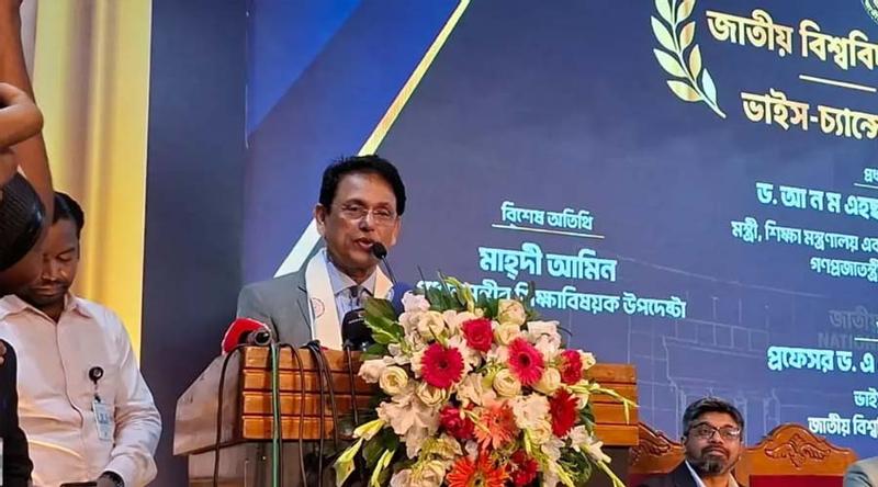 মন্ত্রণালয়ের ঘাড়ে বন্দুক রেখে গুলি করা আর চলবে না : শিক্ষামন্ত্রী