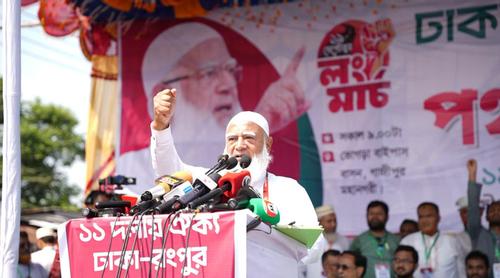 বিএনপি পানি খাবে কিন্তু ঘোলা করে: জামায়াত আমির