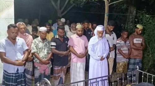 এমপি গাজী নজরুলের দ্বিতীয় স্ত্রীর দাফন সম্পন্ন
